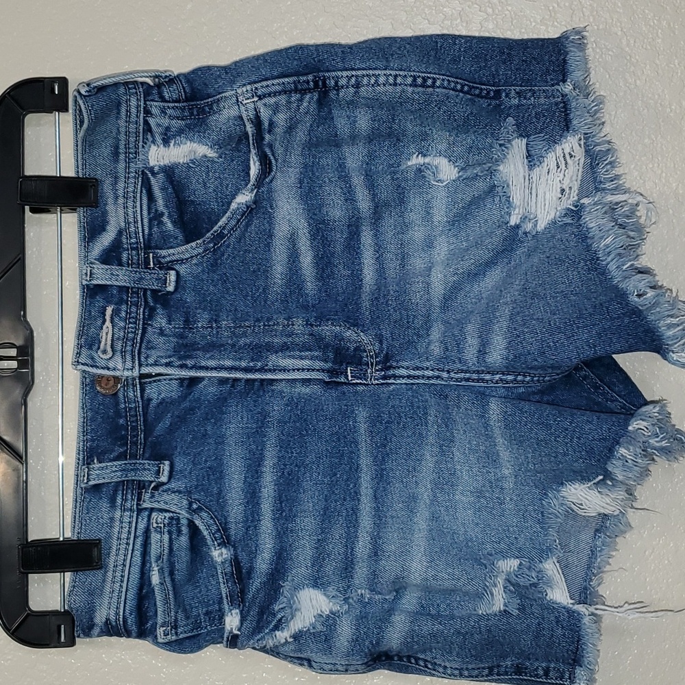 Hollister Ulta High Rise Vintage Stretch 4" Shorts Size 3 Waist 26 Beach